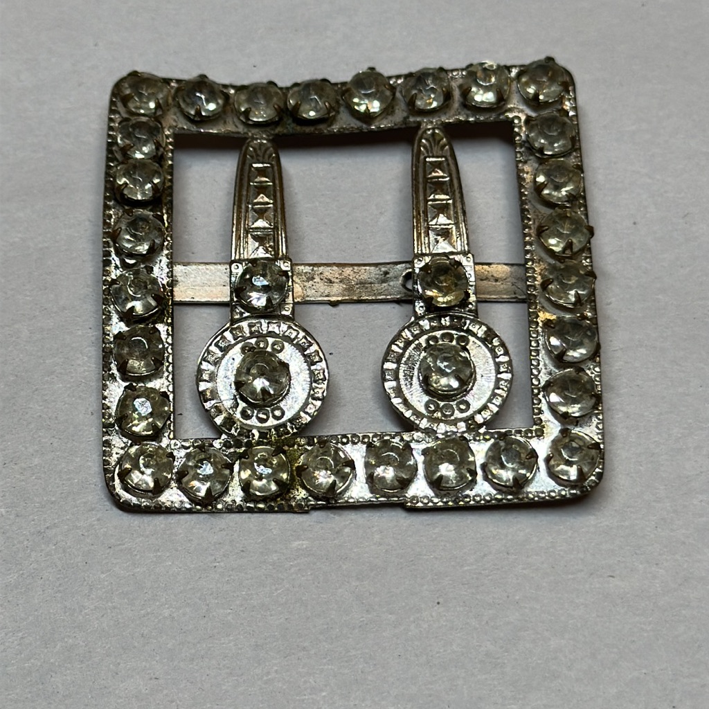 Vintage Art Deco Rhinestone Buckle